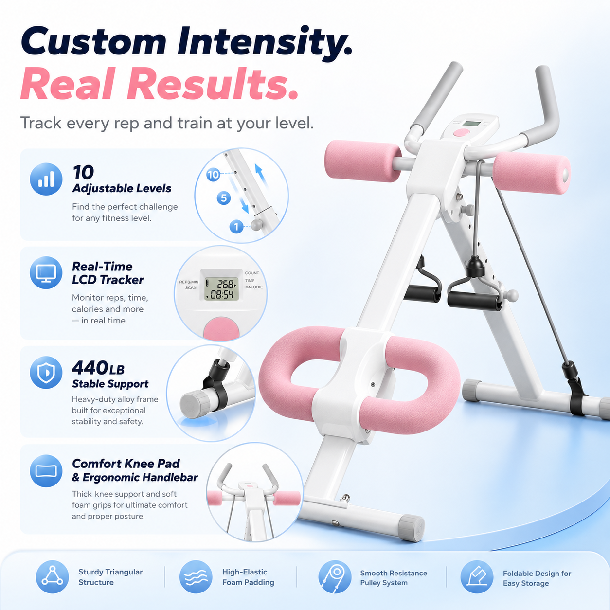 Adjustable Ab Trainer Machine