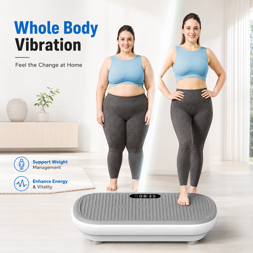 Curved 440 lbs High-Power Vibration Plate for Weight Loss